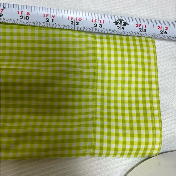 Michael Kors Lime Checkered Button Down Shirt - Picture 11 of 11